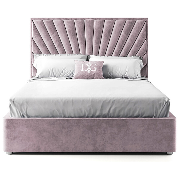 Кровать полутораспальная 140х200 сиреневая Sicilia - изображение 1