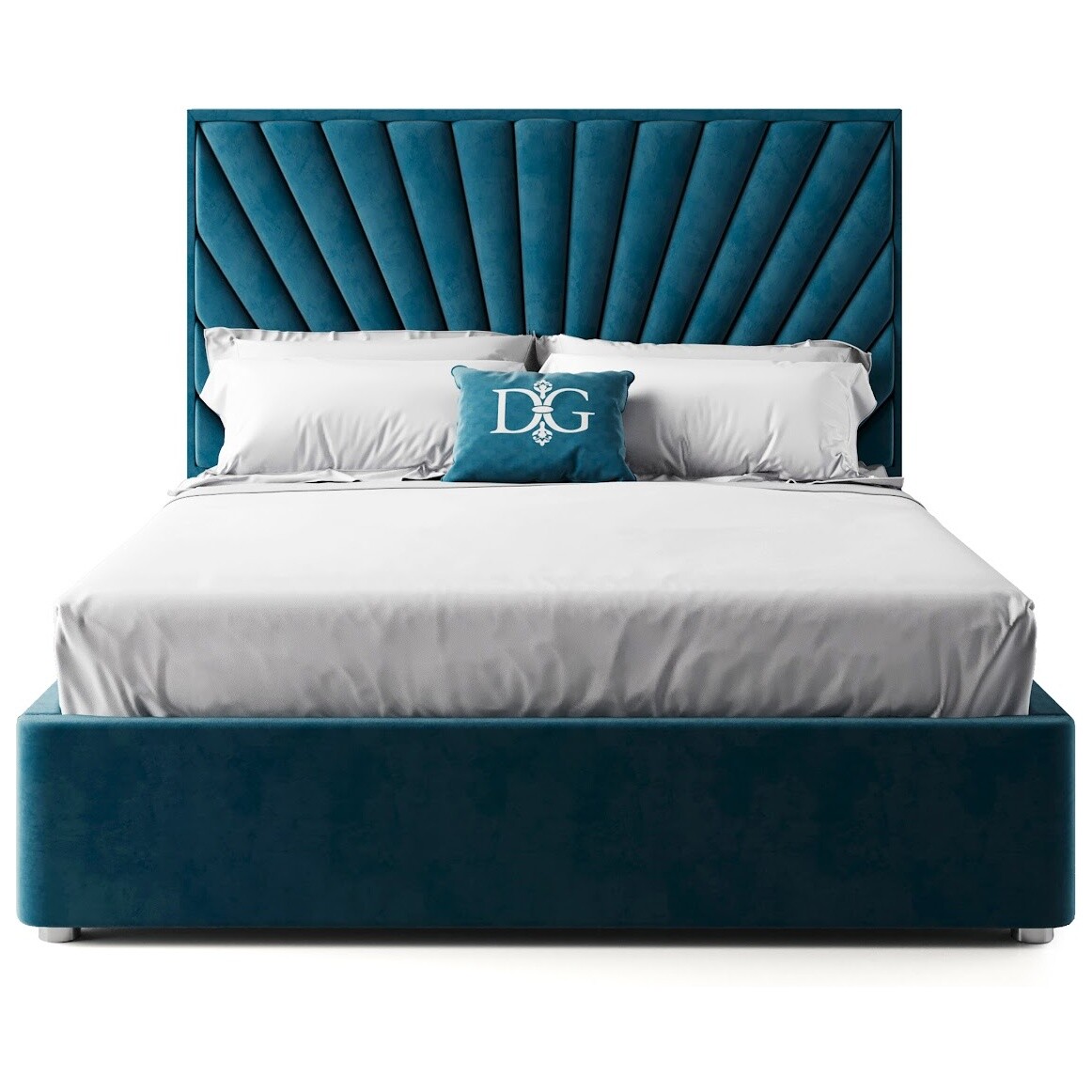 Кровать двуспальная 180х200 изумруд Sicilia - изображение 3