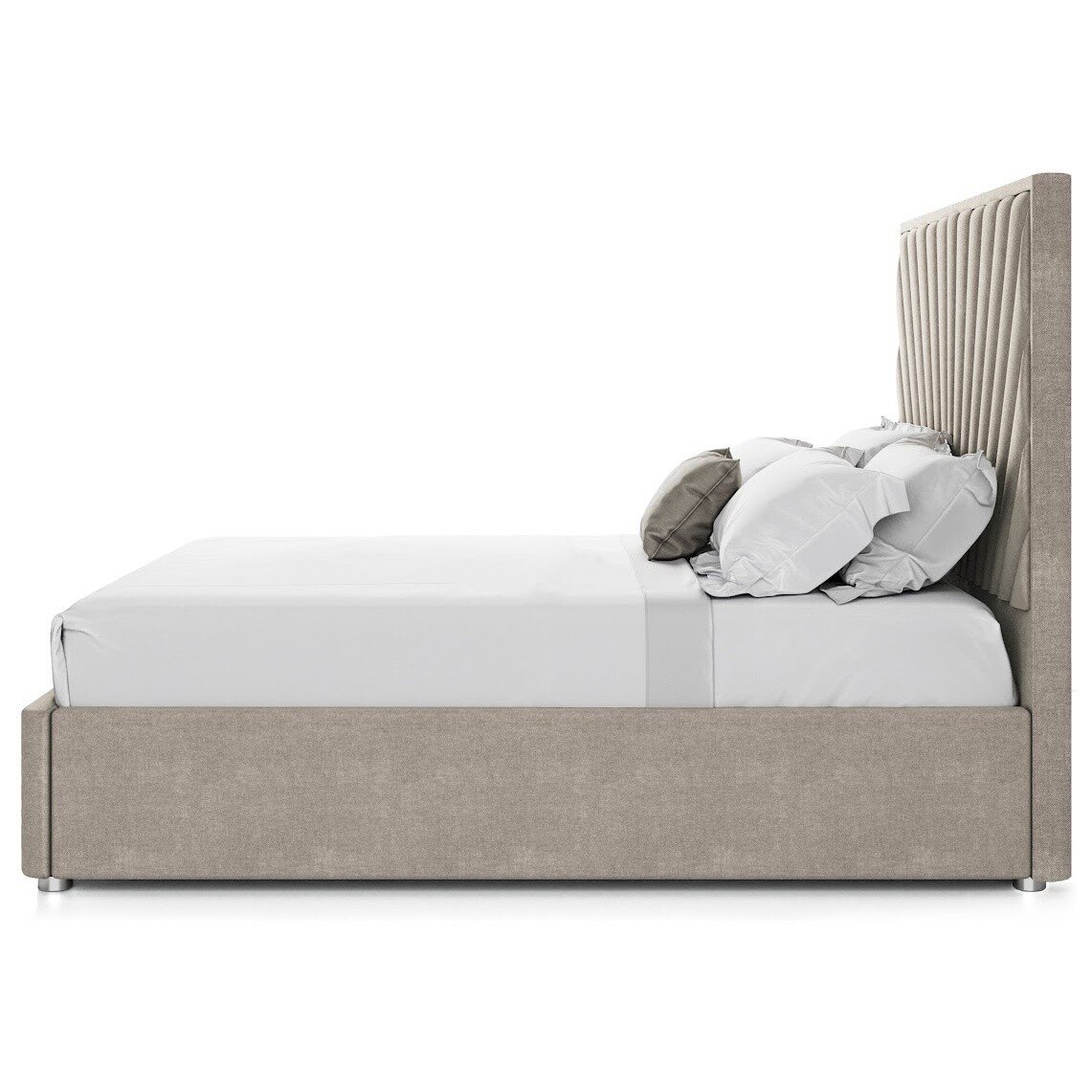 Кровать двуспальная 180х200 бежевая Sicilia - изображение 3