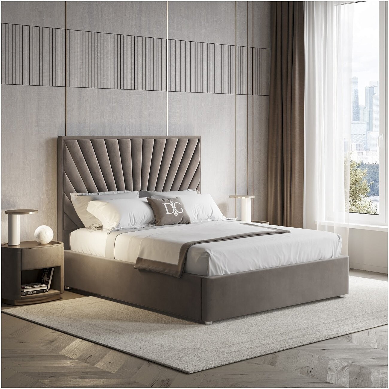 Кровать евро 200х200 мокко Sicilia - изображение 2