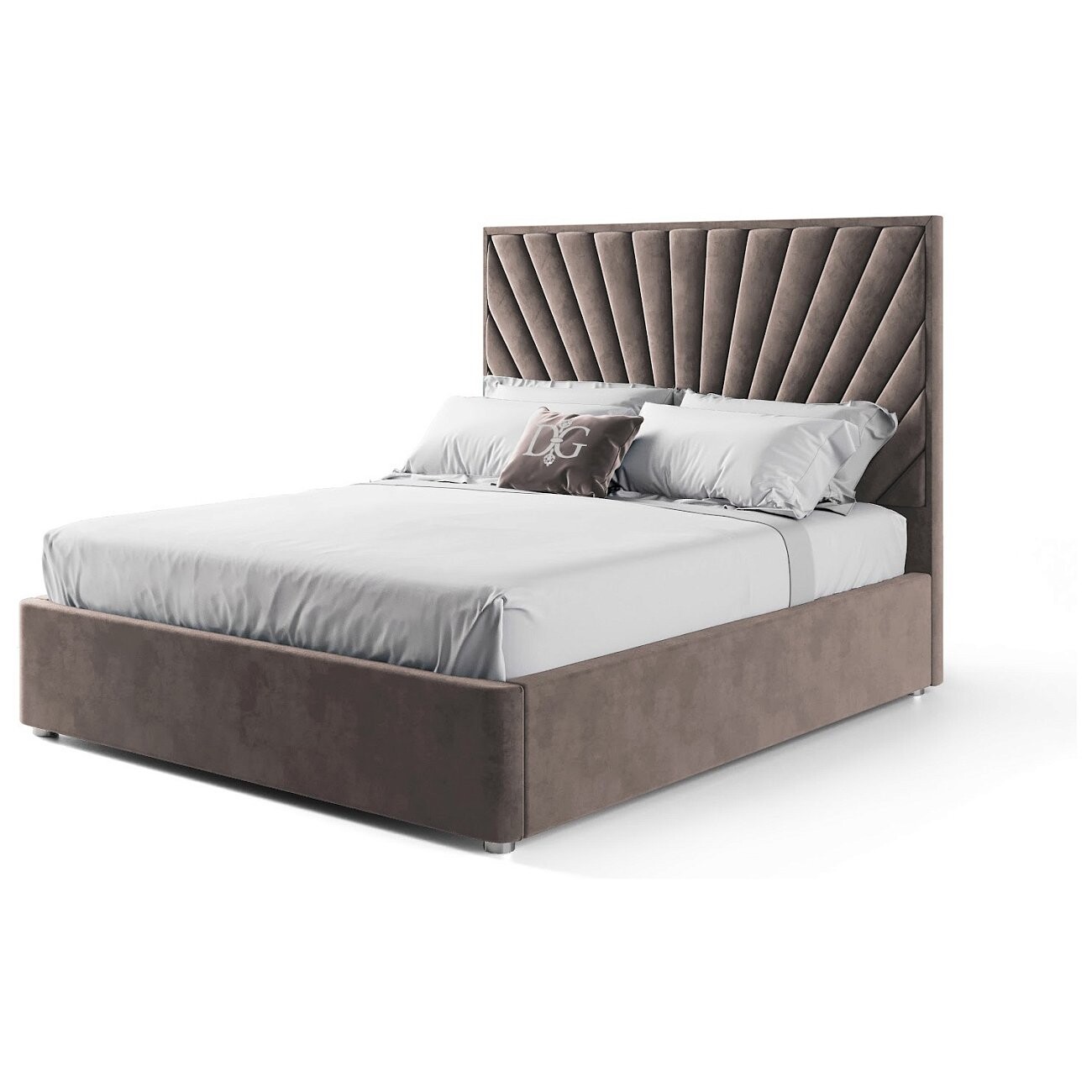 Кровать евро 200х200 мокко Sicilia - изображение 4