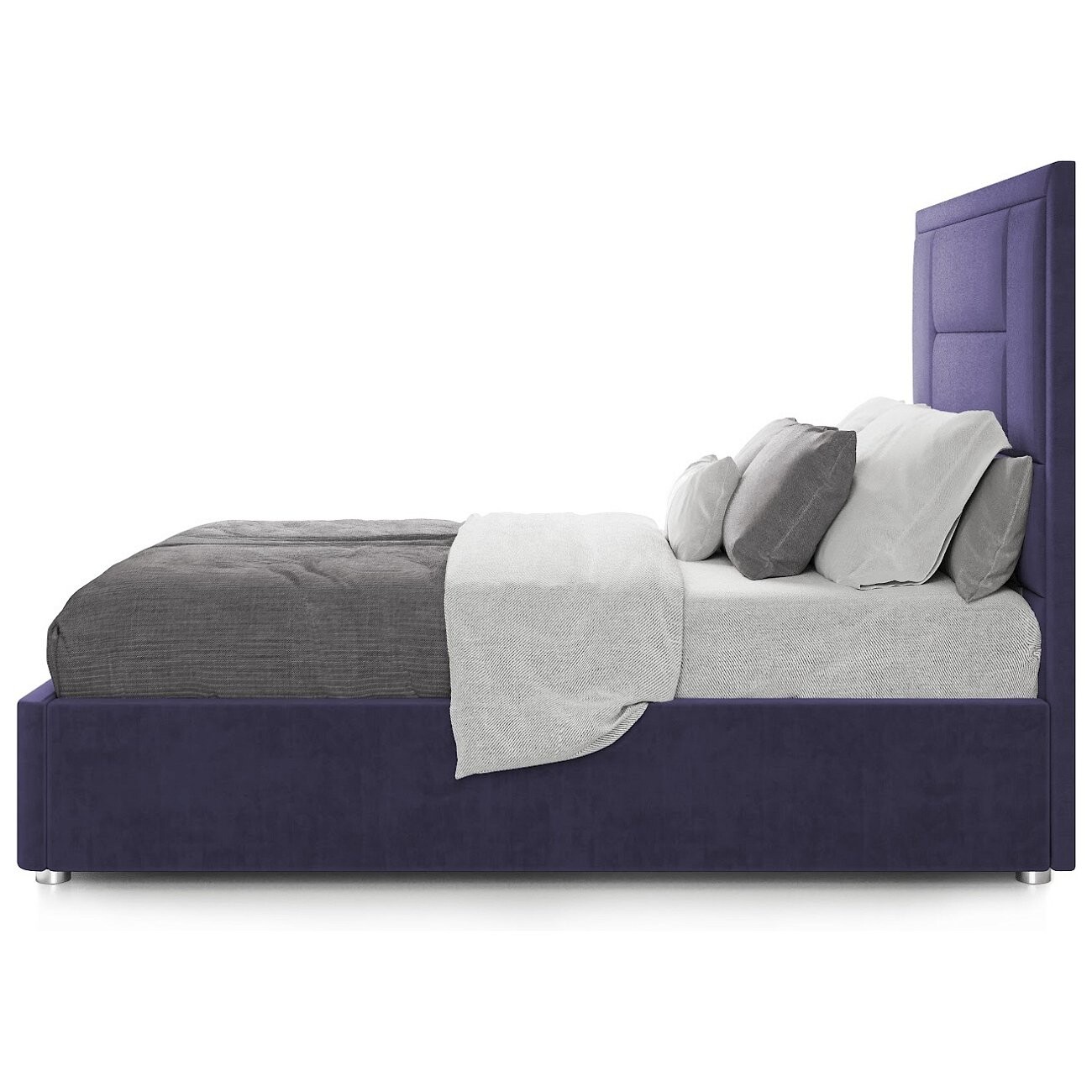 Кровать двуспальная 180х200 фиолетовая "Токио" - изображение 3