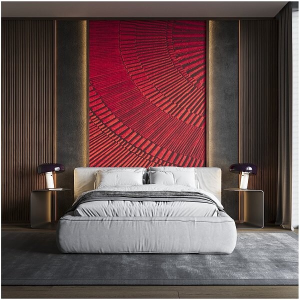 Кровать двуспальная 160х200 светло-серая "Хантер" - изображение 1