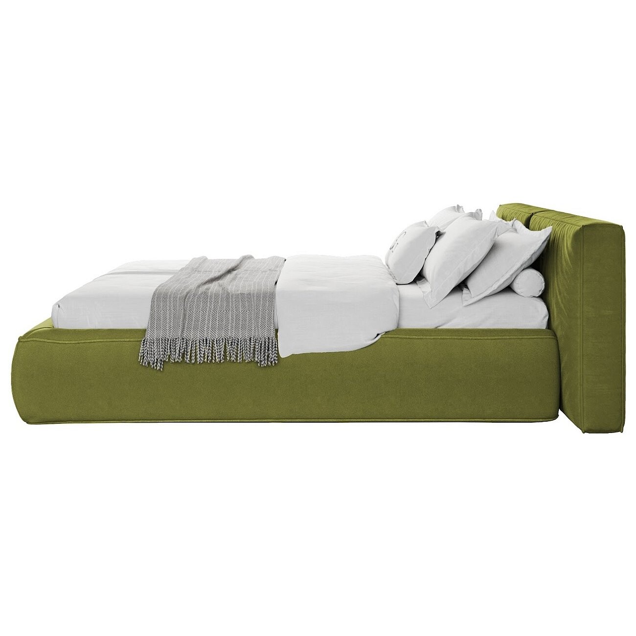 Кровать двуспальная 160х200 зеленая "Хантер" - изображение 3