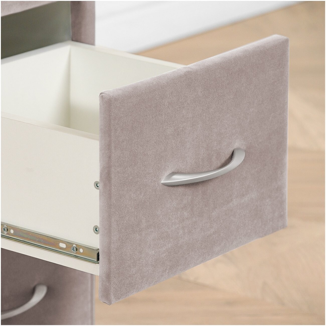 Прикроватная тумбочка с двумя ящиками мокко Эстетика - изображение 4