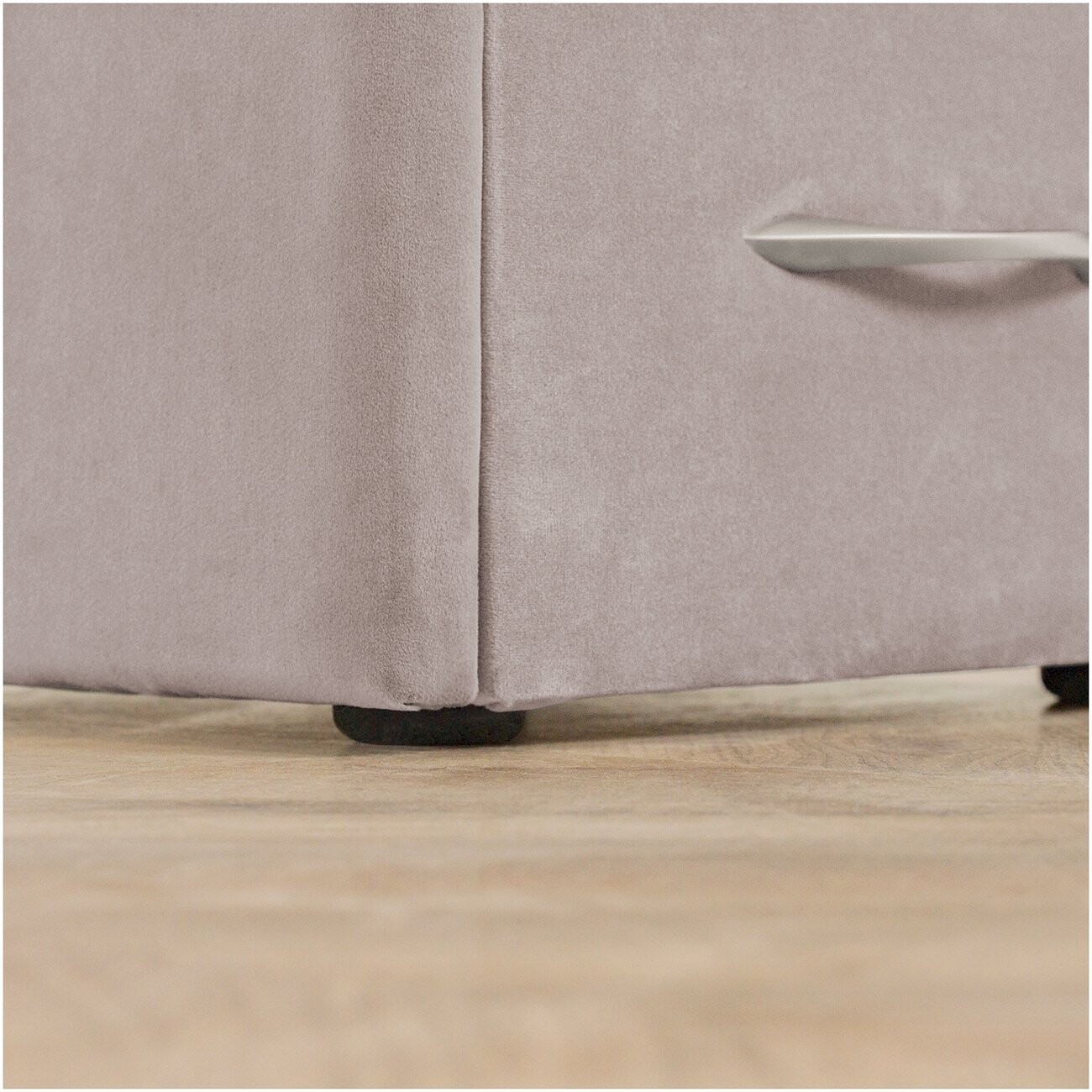 Прикроватная тумбочка с двумя ящиками мокко Эстетика - изображение 6