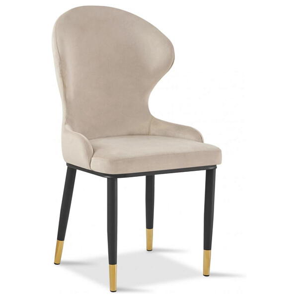 Стул обеденный велюр бежевый "Констанция" DC-3033casa - изображение 1
