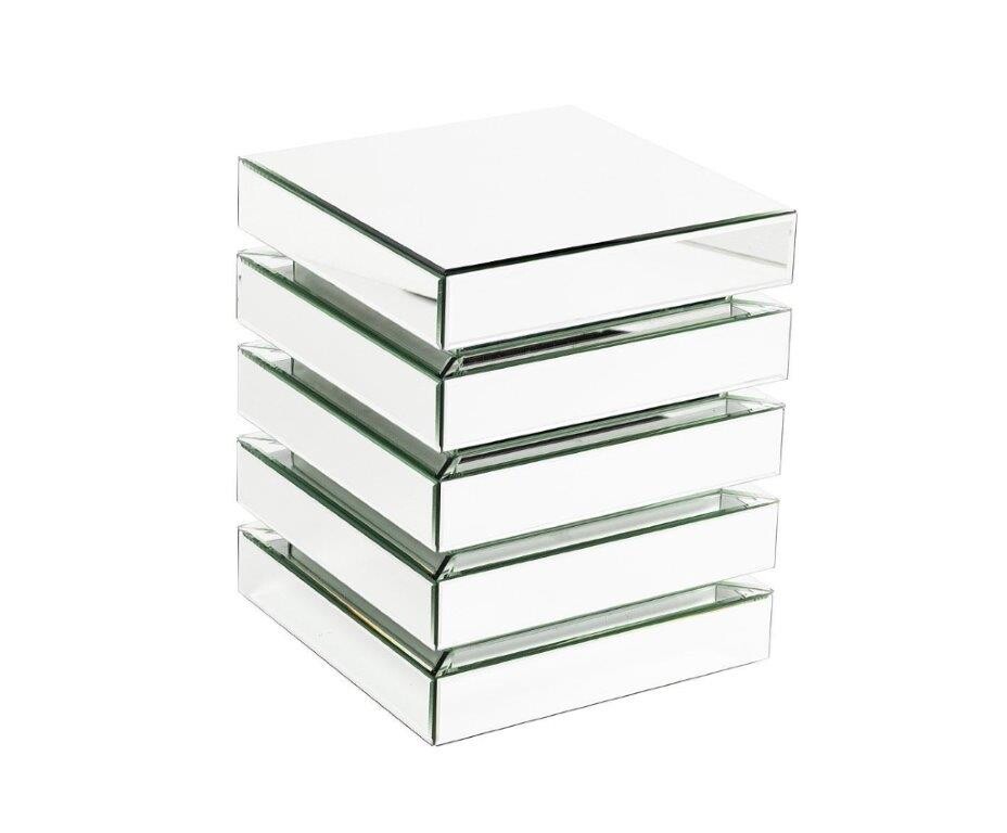 Приставной столик зеркальный 41 см Junto - изображение 3