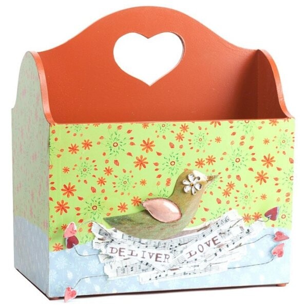 Декоративная подставка для журналов и газет Deliver Love - изображение 1