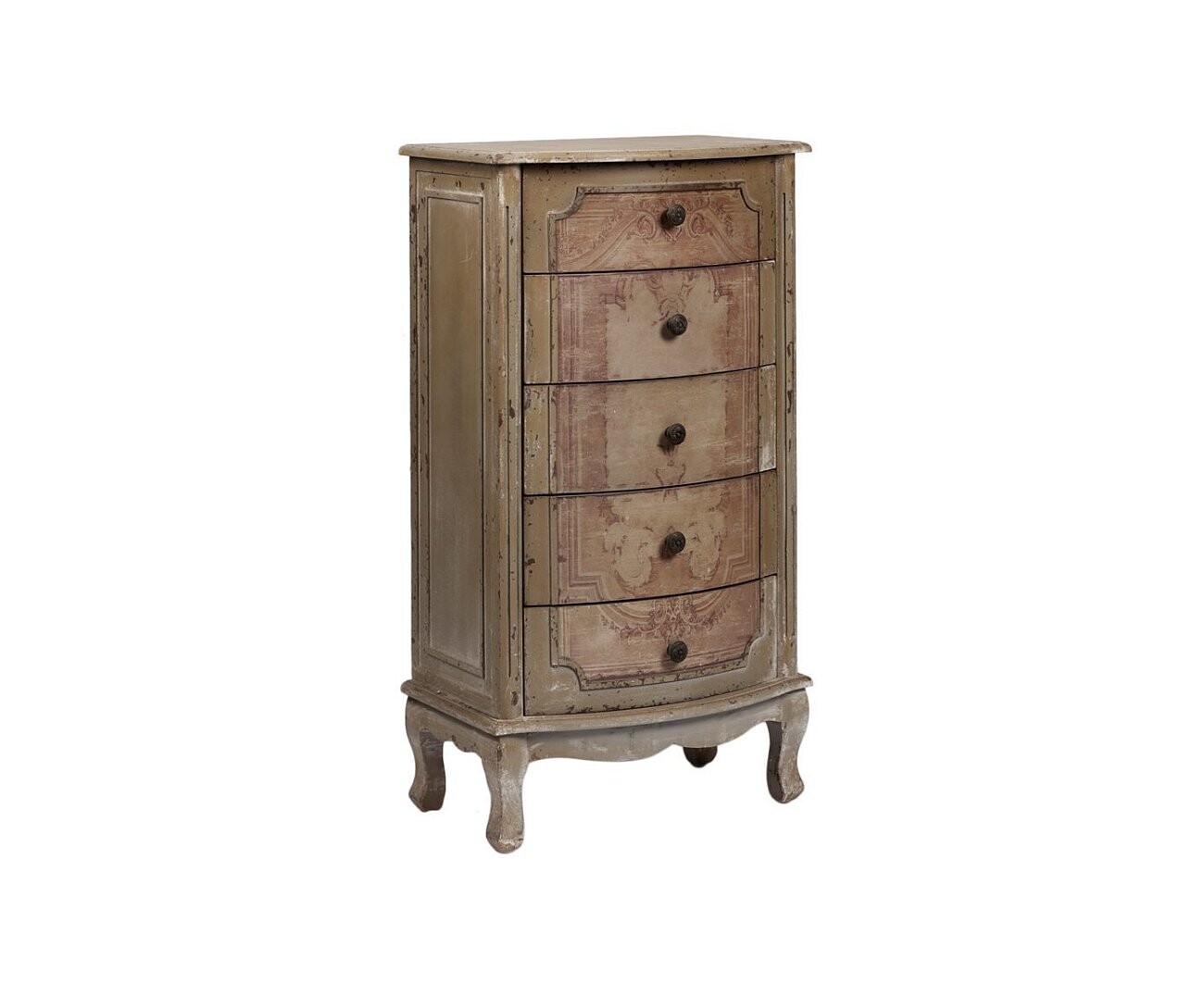 Комод деревянный узкий с 5 ящиками Mistress - изображение 2