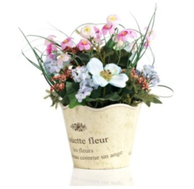 Искусственные цветы в горшке Provence 12х22,5х12 см - изображение 2