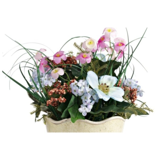 Искусственные цветы в горшке Provence 12х22,5х12 см - изображение 3