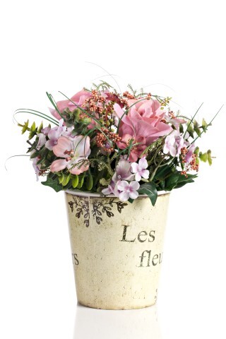 Искусственные цветы в горшке Provence 14х30х14 см