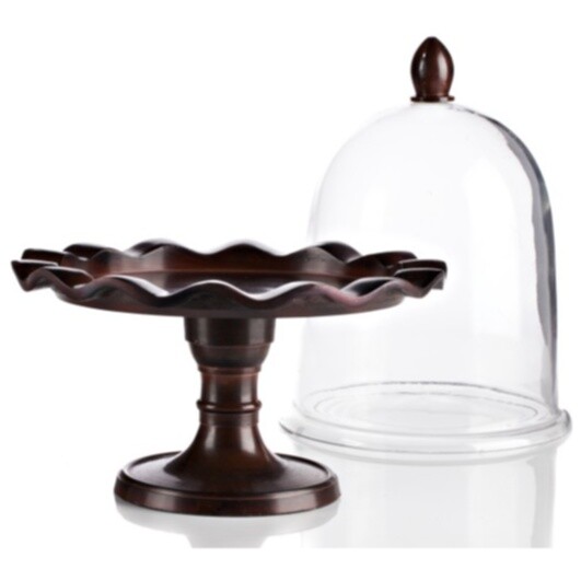 Сервировочный поднос с куполом Crystal Dome Dark - изображение 2