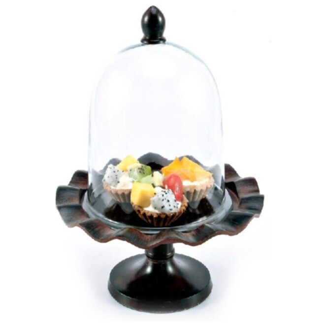 Сервировочный поднос с куполом Crystal Dome Dark - изображение 3