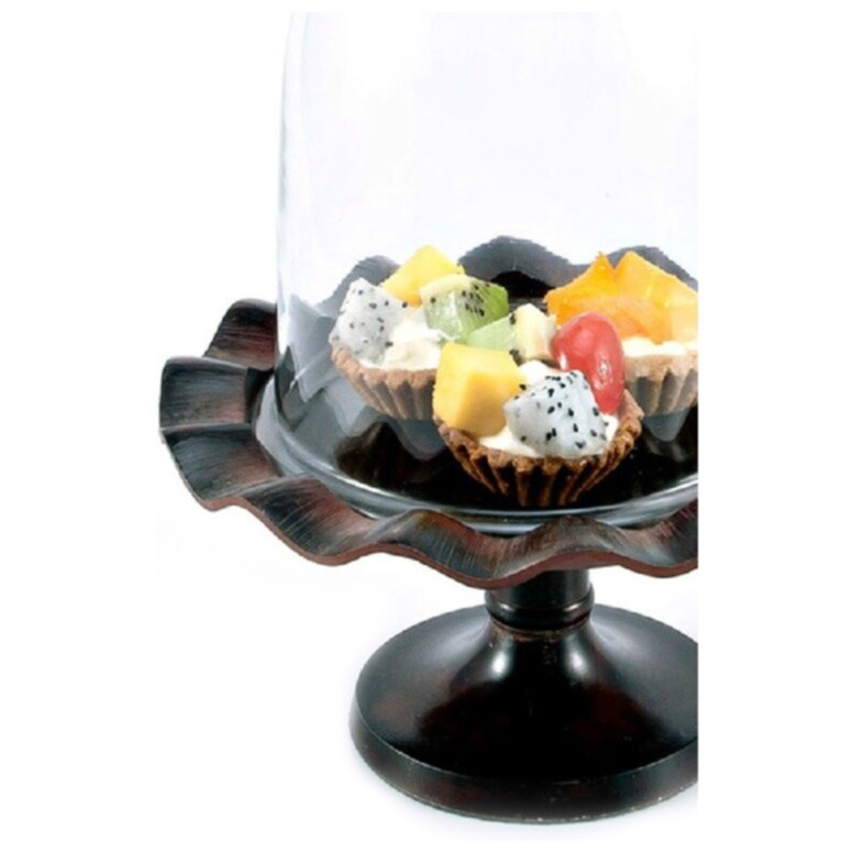 Сервировочный поднос с куполом Crystal Dome Dark - изображение 4