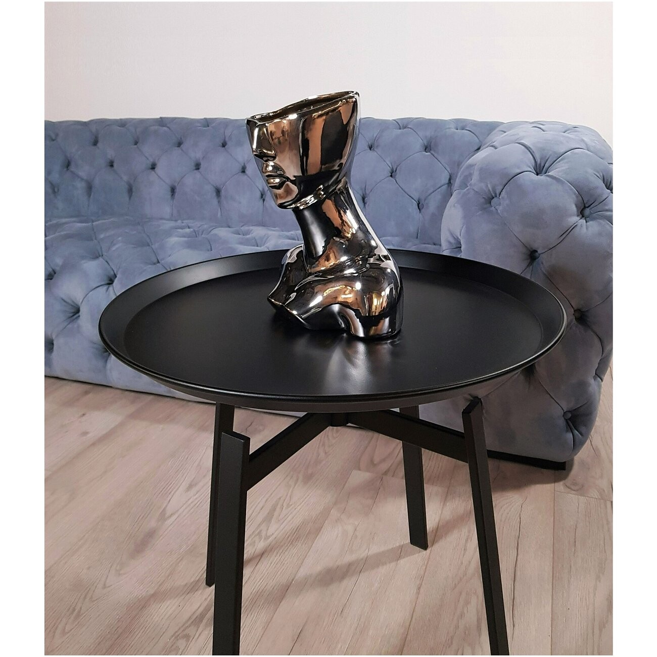 Ваза керамическая серебро Alien body ornaments - изображение 4