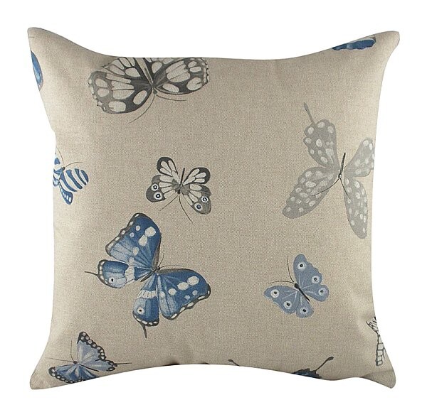 Подушка с бабочками Blue Butterflies - изображение 1