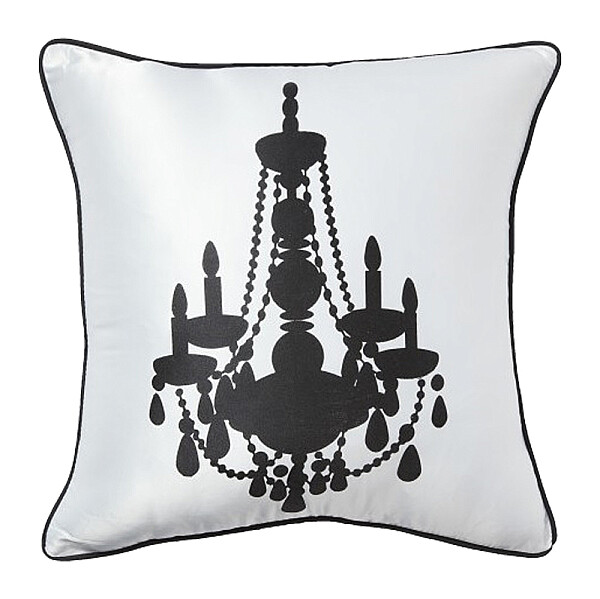 Подушка с канделябром Chandelier II White - изображение 1