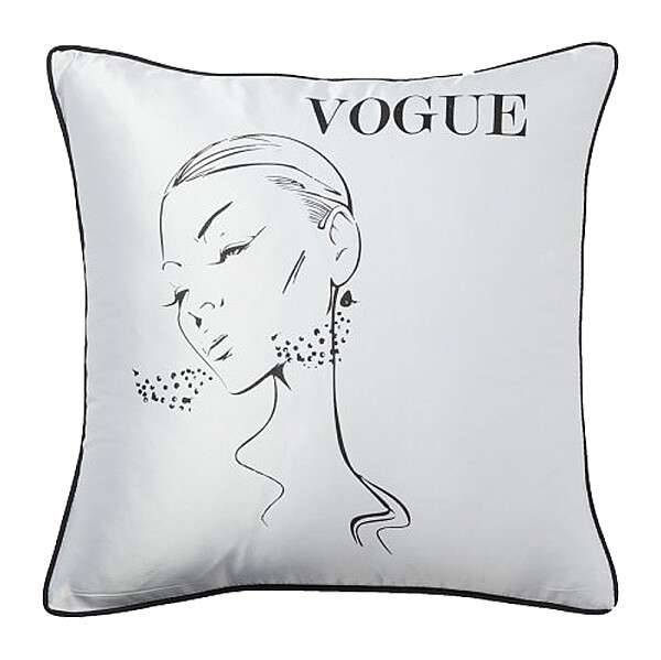 Подушка с надписью Vogue - изображение 1