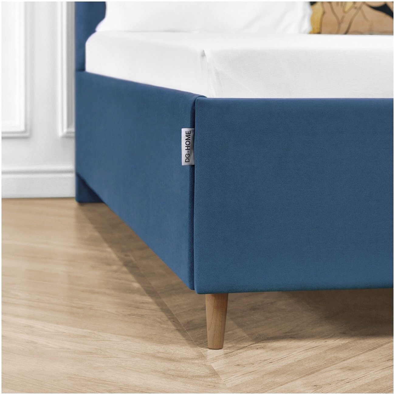 Кровать полутораспальная с закладными основаниями 140х200 капри "Сканди" - изображение 10