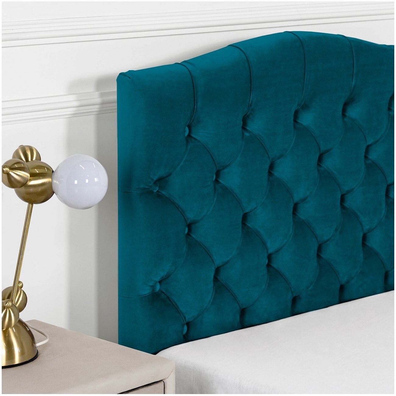 Кровать подростковая с подъемным механизмом и ящиком для белья 90х200 изумрудная "Грация" - изображение 4