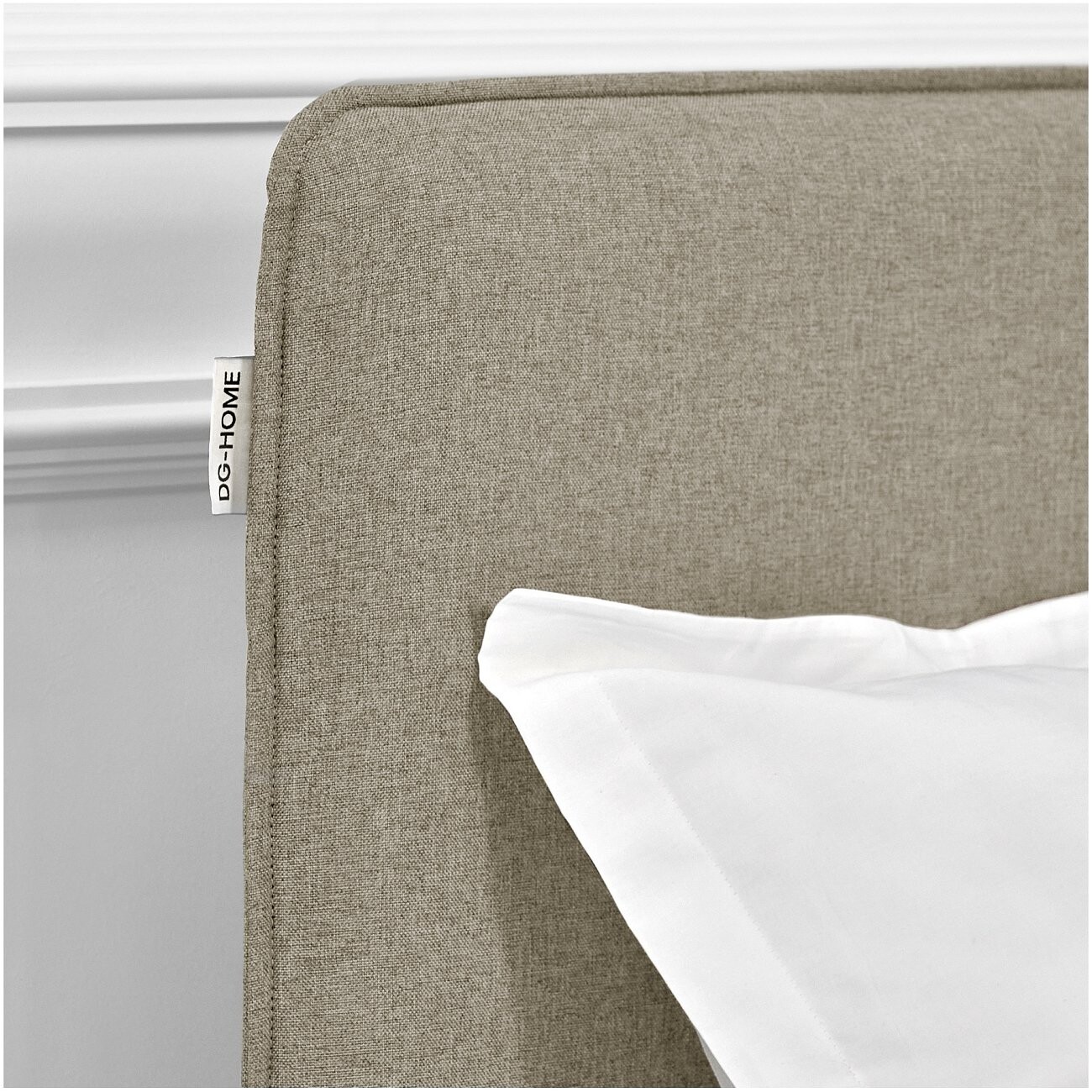 Кровать односпальная с ортопедическим основанием 90х200 коричневая Costa - изображение 3