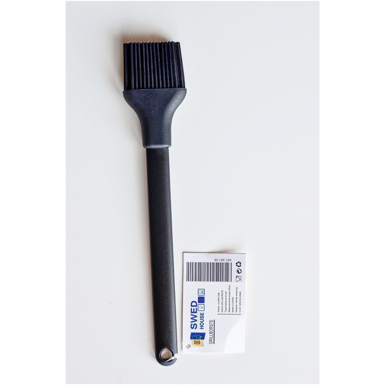 Кисть для гриля силиконовая черная Grillborste - изображение 2