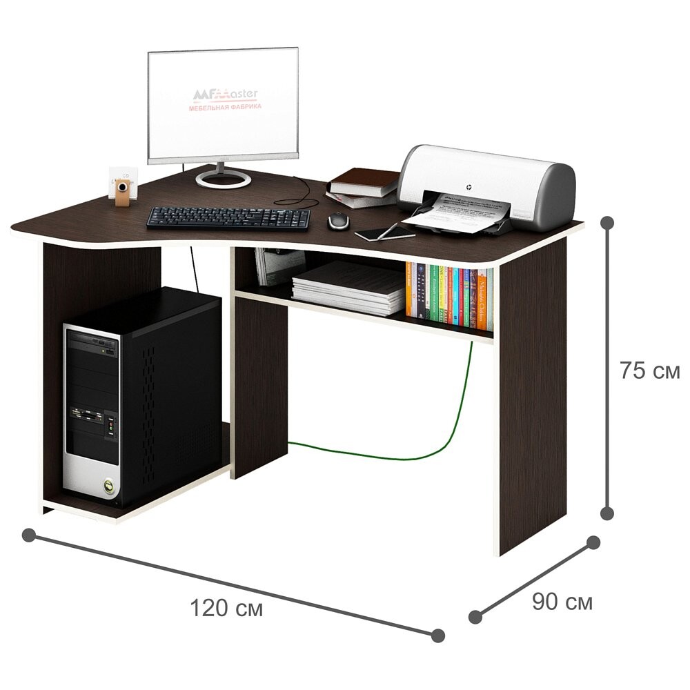Компьютерный стол правый угол