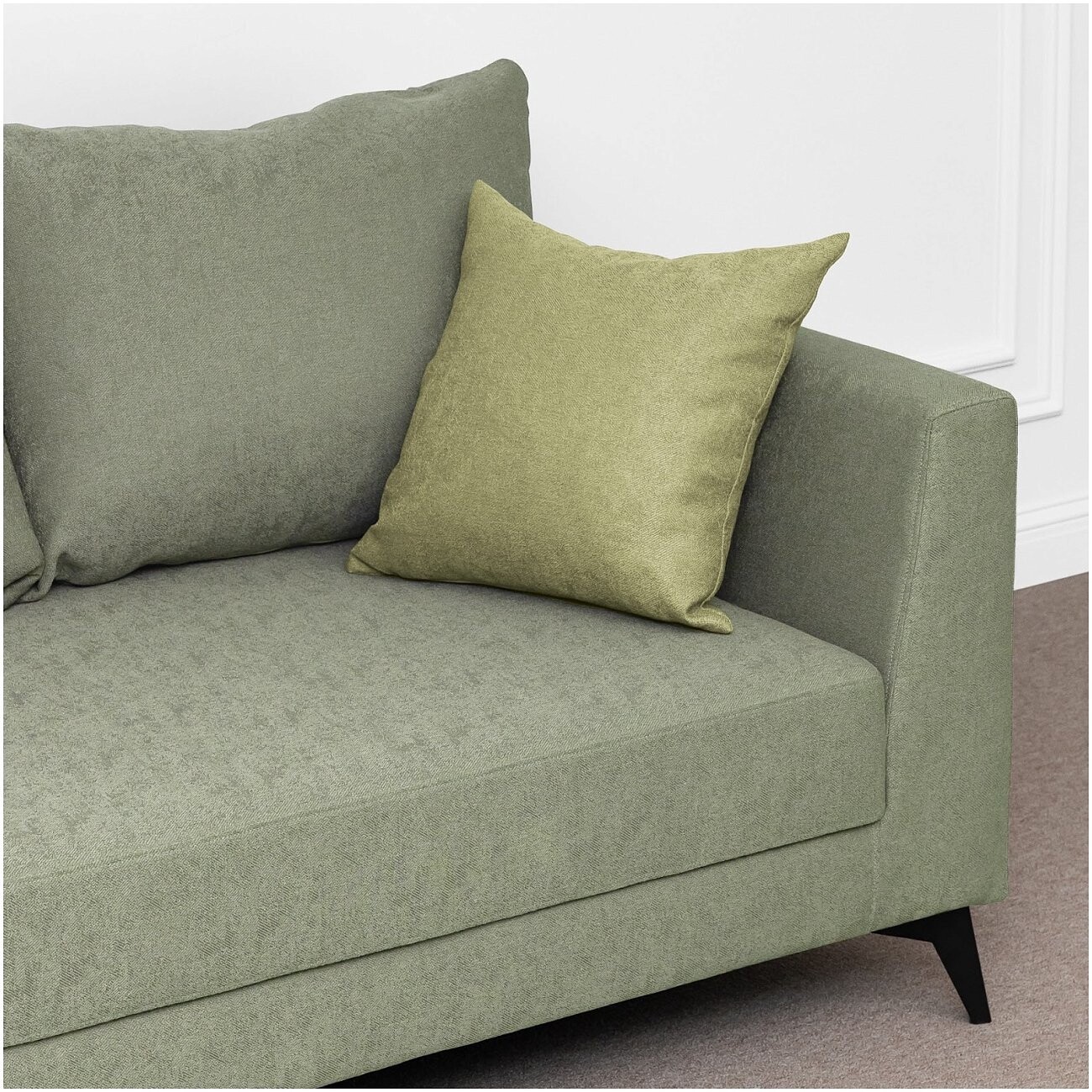 Диван прямой двухместный зеленый "Марсель" - изображение 3