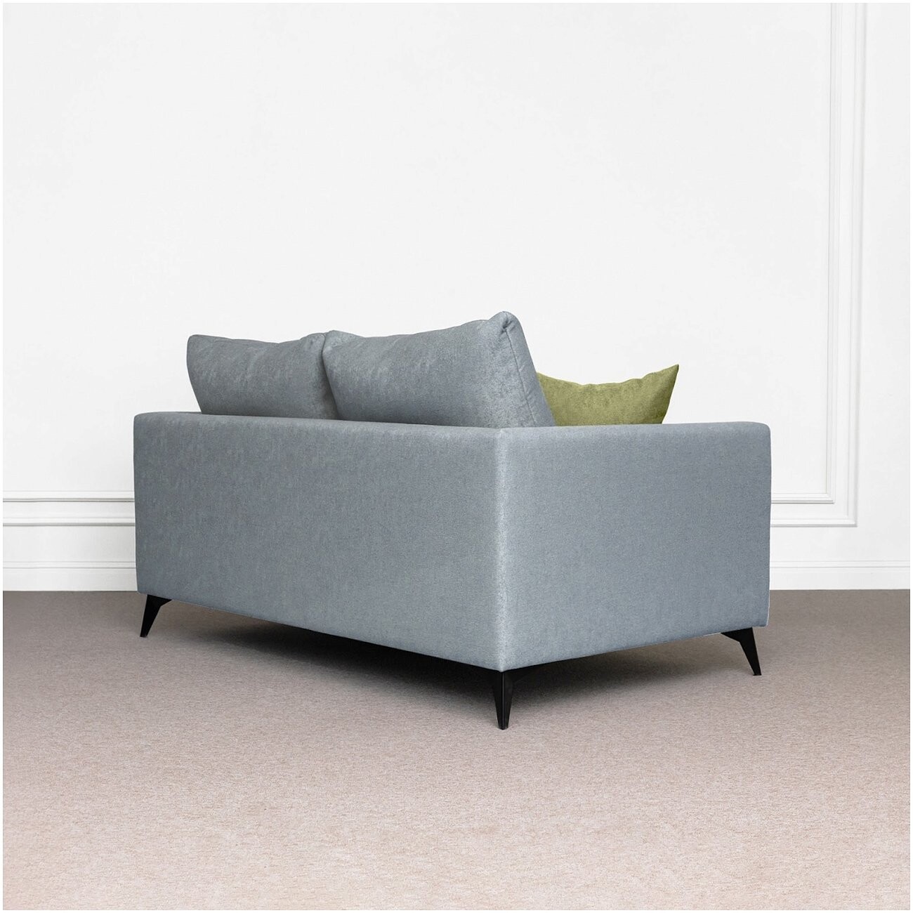 Диван прямой двухместный голубой "Марсель" - изображение 7