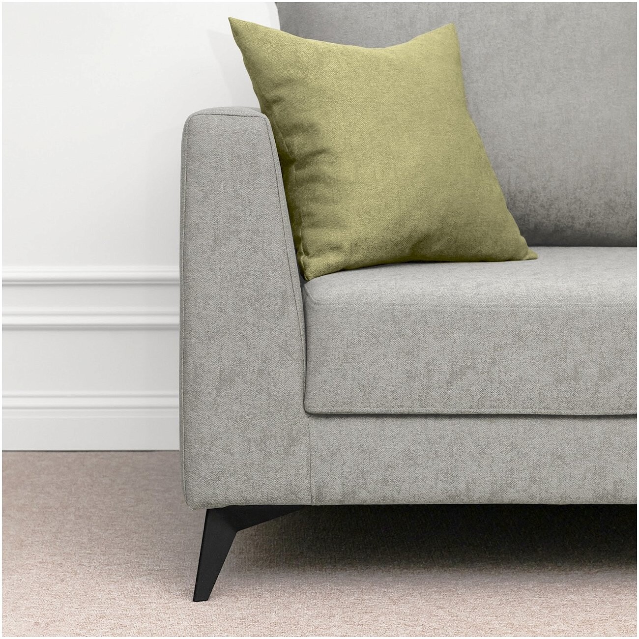 Диван прямой двухместный серый "Марсель" - изображение 5