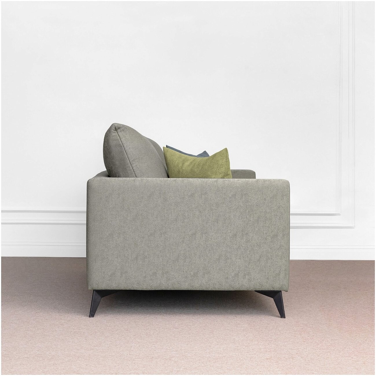 Диван прямой двухместный серый "Марсель" - изображение 6