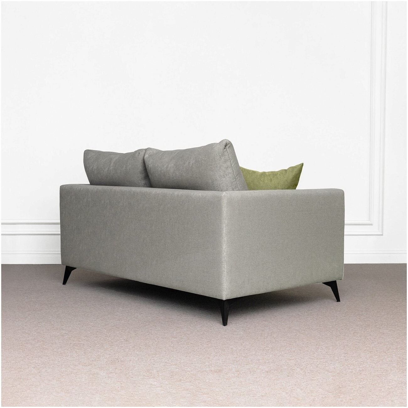 Диван прямой двухместный серый "Марсель" - изображение 7