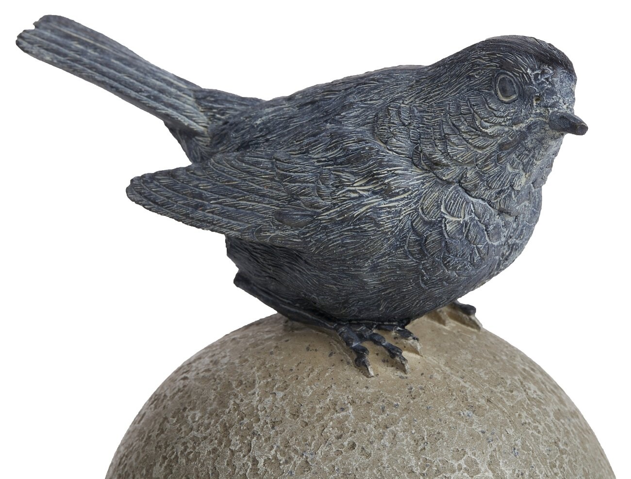 Статуэтка серая "Птичка на шаре" Garden Bird I - изображение 5