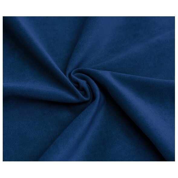 Кровать полутораспальная с подъемным механизмом и ящиком для белья 140х200 темно-синяя Вега - изображение 8