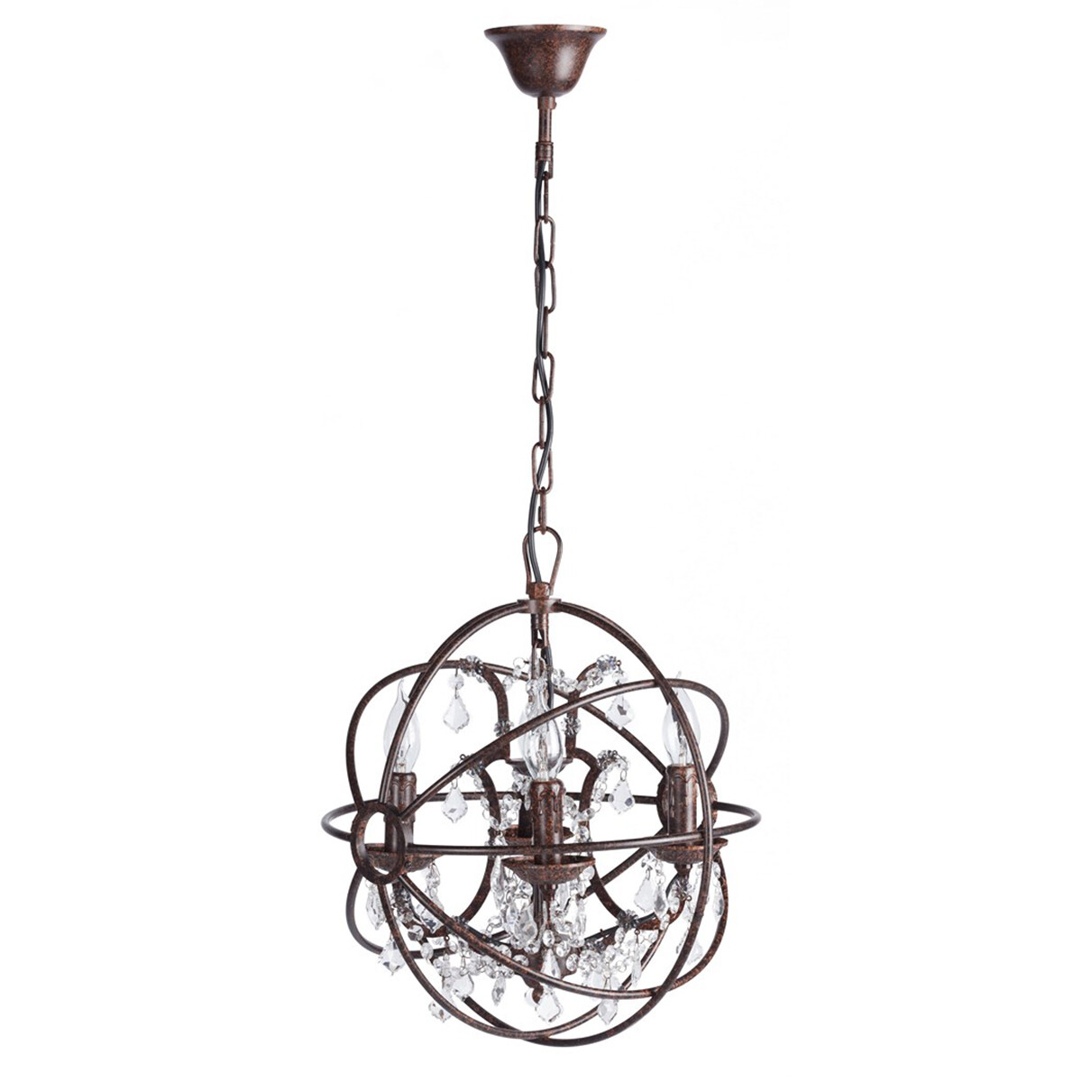Люстра Foucault's Orb Crystal (40*40*45) бронза - изображение 3