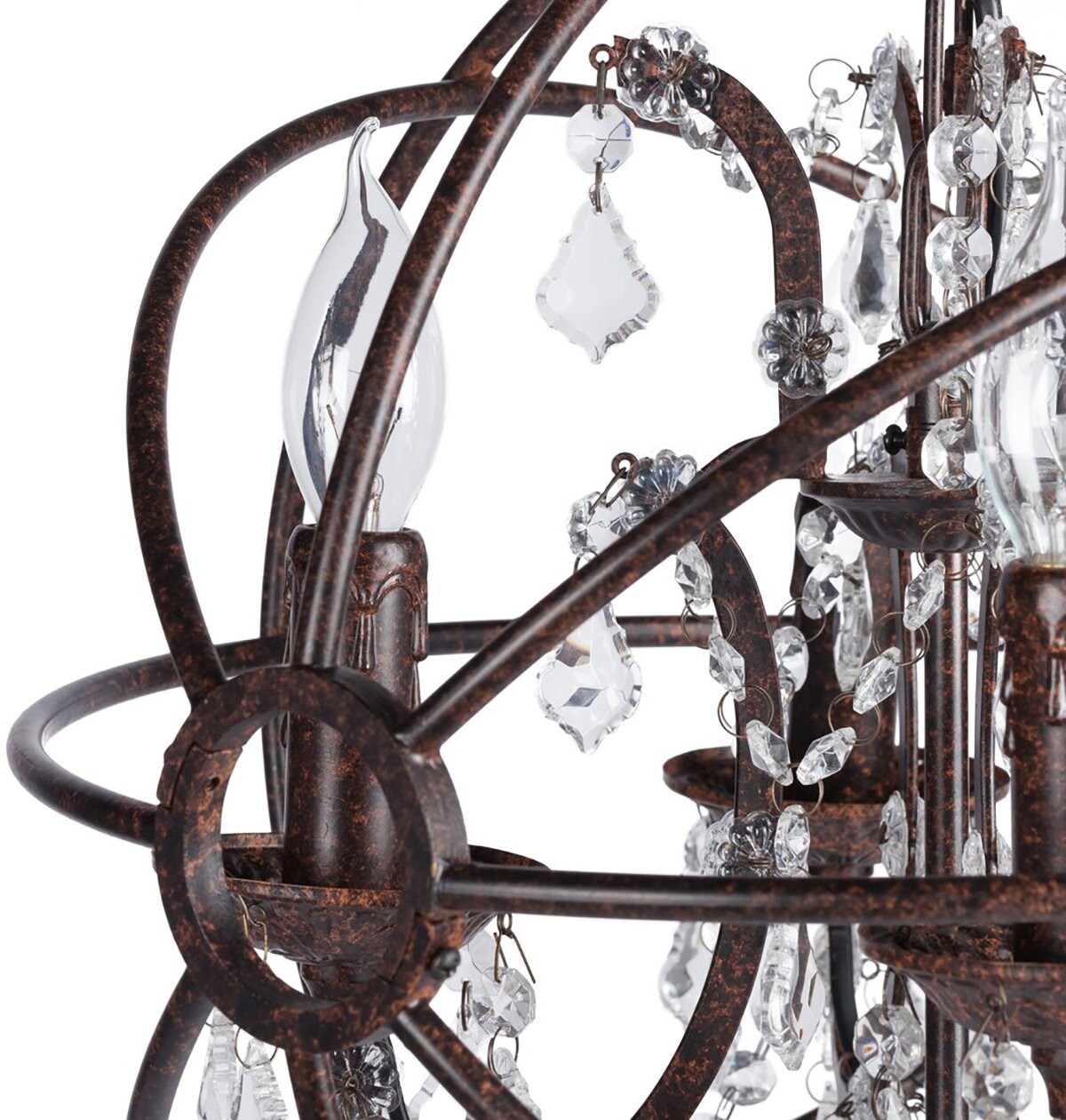 Люстра Foucault's Orb Crystal (40*40*45) бронза - изображение 4