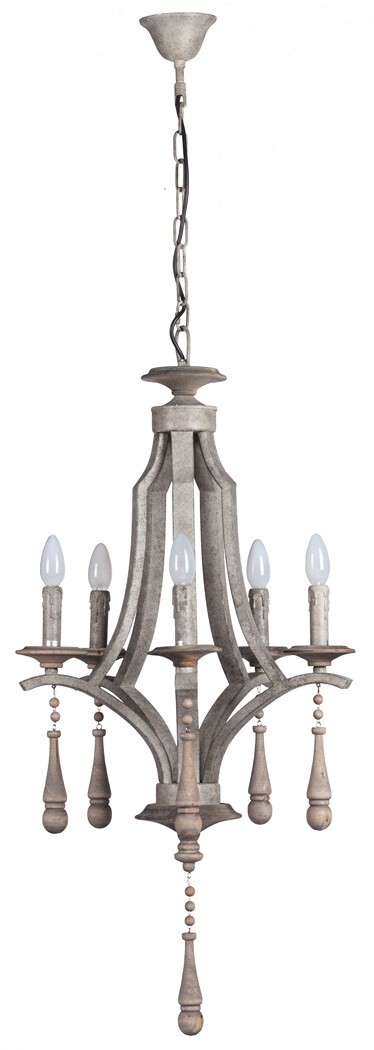 Люстра Parisian серая, бежевая - изображение 3