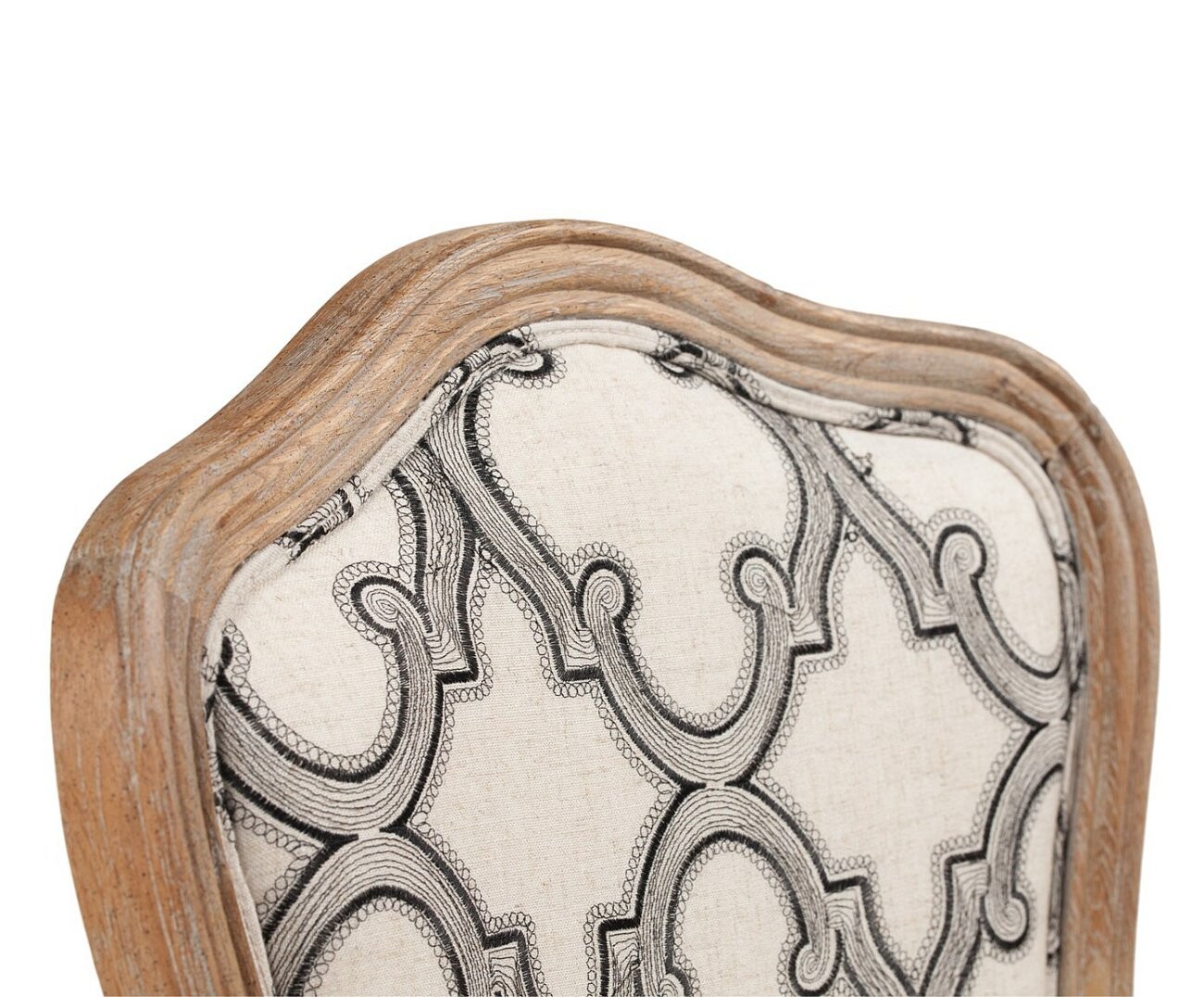 Кресло-стул бежевое с гнутыми ножками Pintura - изображение 2