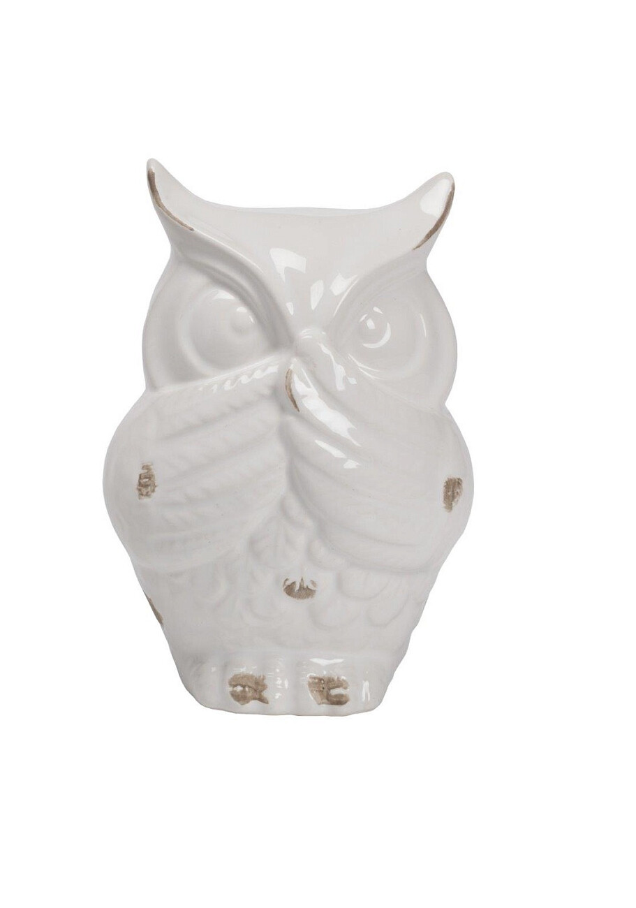 Статуэтка белая "Сова" Non Parlo - изображение 4