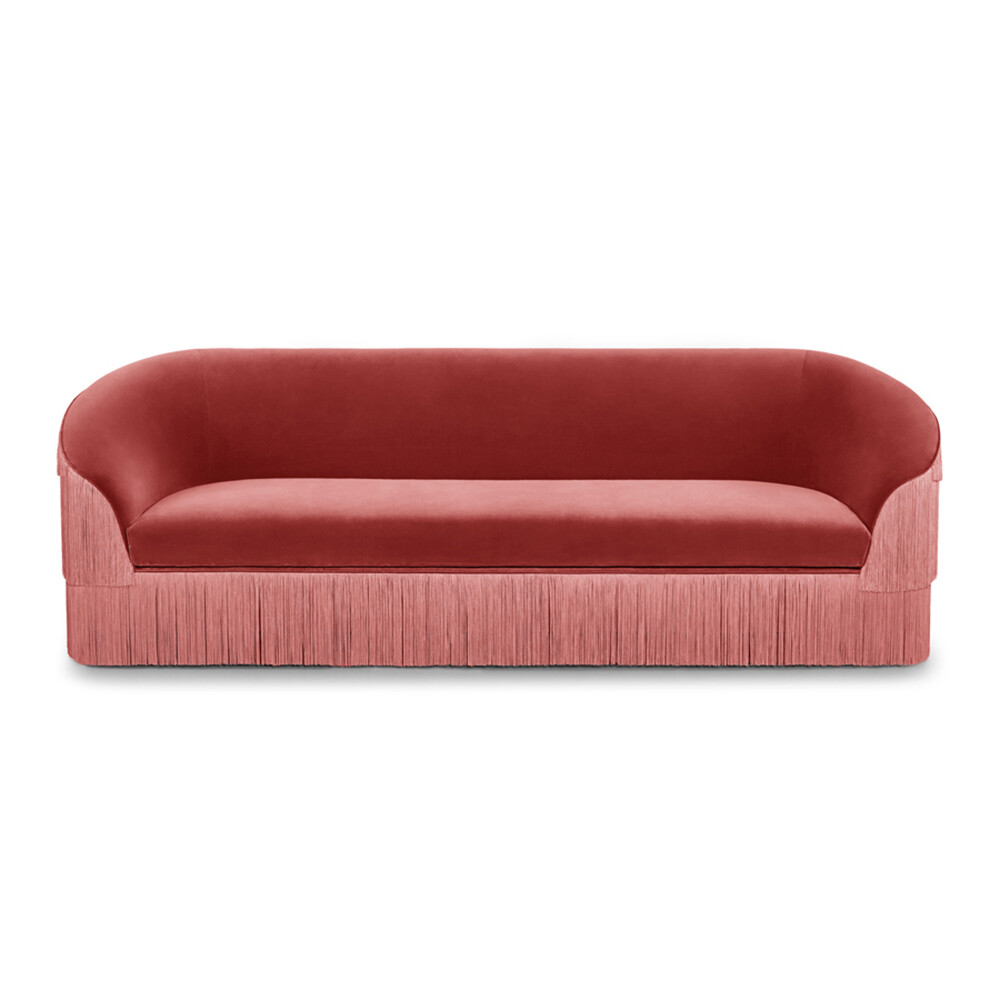 Диван Munna прямой кораловый - изображение 2