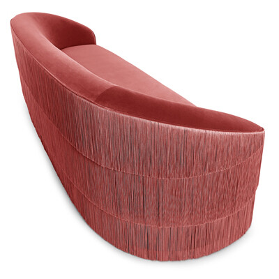 Диван Munna прямой кораловый - изображение 4