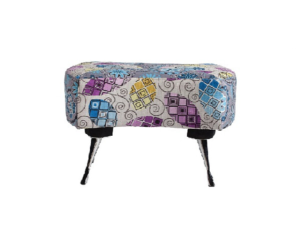 Пуфик с ножками разноцветный Coloris Largo - изображение 1