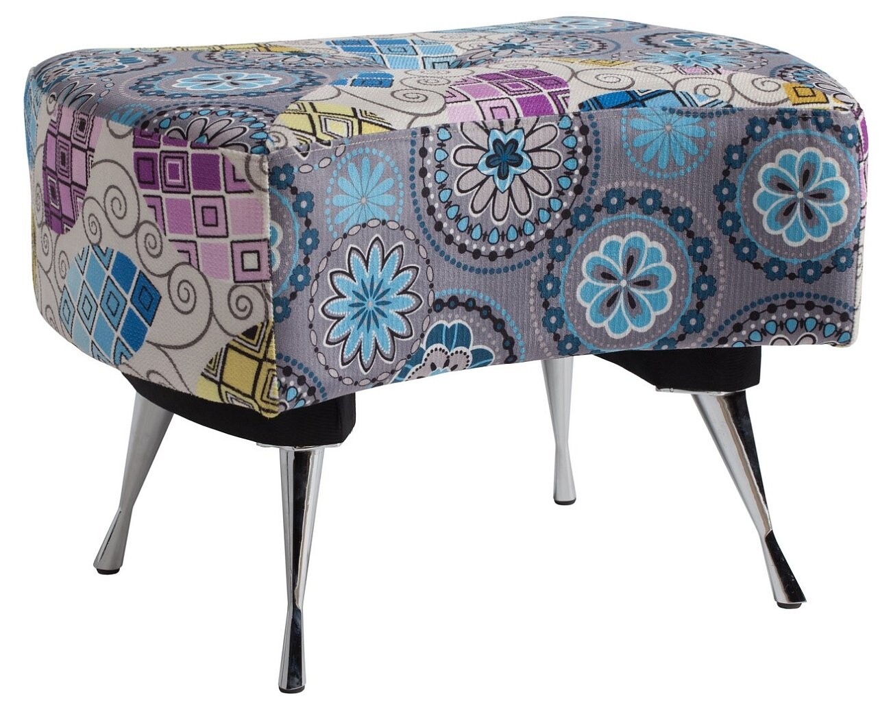 Пуфик с ножками разноцветный Coloris Corto - изображение 2