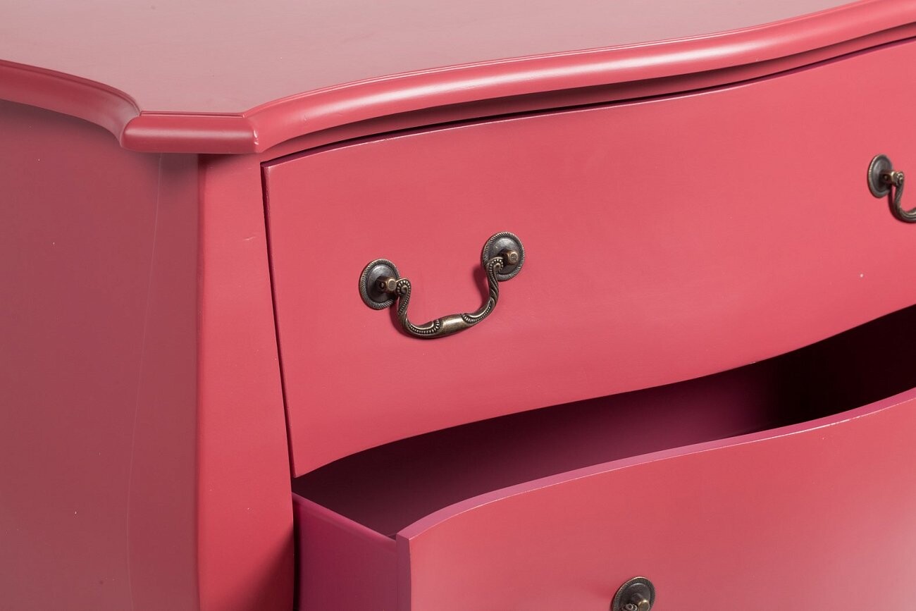 Комод с 2 ящиками розовый Vetratura - изображение 2