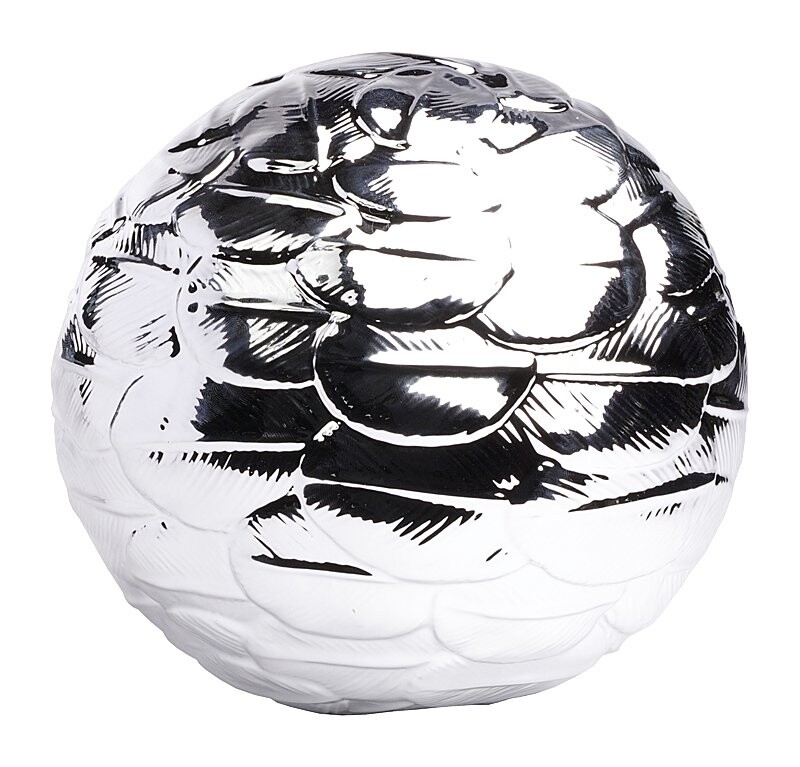 Декоративный шар серебристый Silver Big