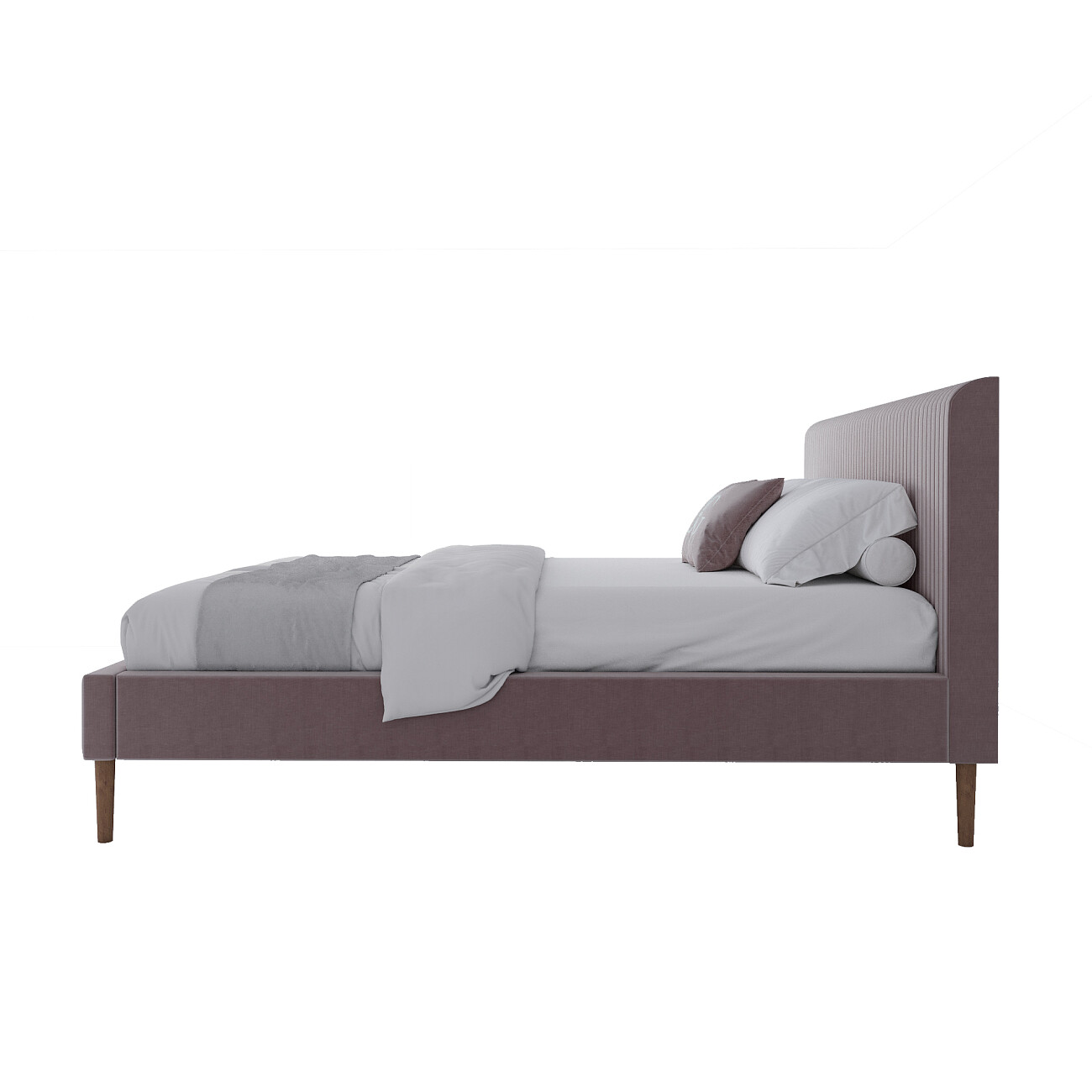 Кровать двуспальная 160х200 розовая Vittoriya - изображение 3