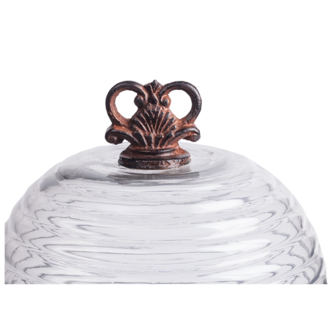 Сервировочный поднос с куполом Crystal Dome Dark Grande - изображение 3