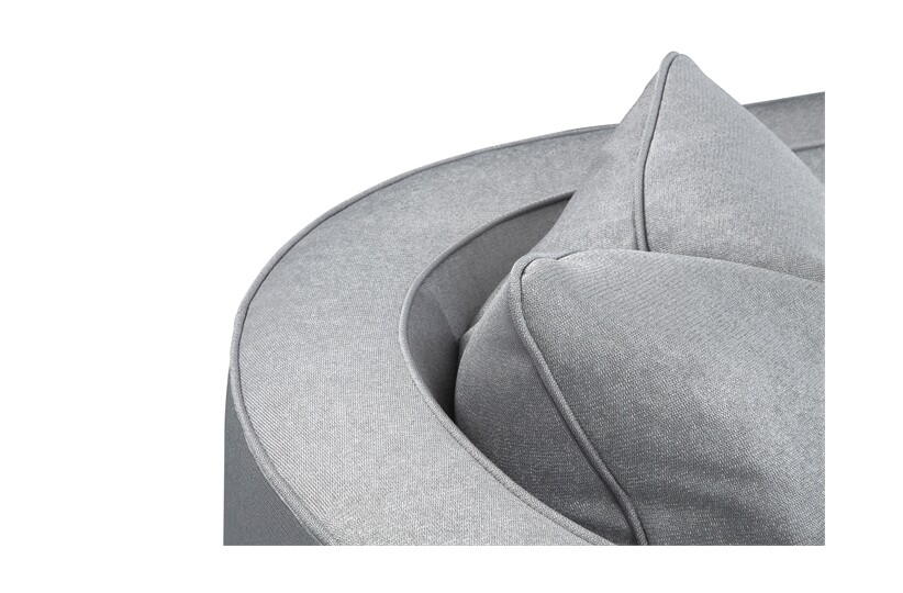 Диван Vierra трехместный прямой серый - изображение 3